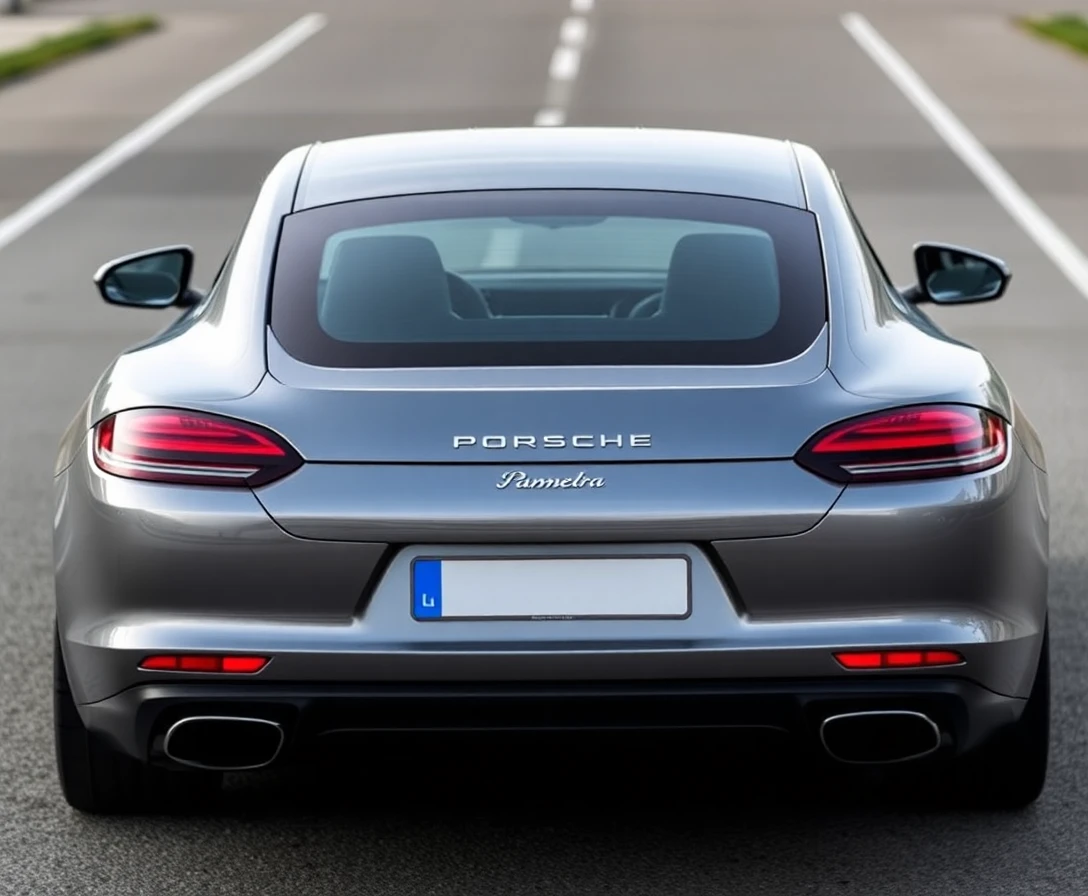 Porsche Panamera vue arrière